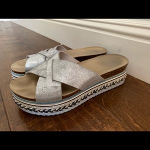 Italian Sandals with wedge